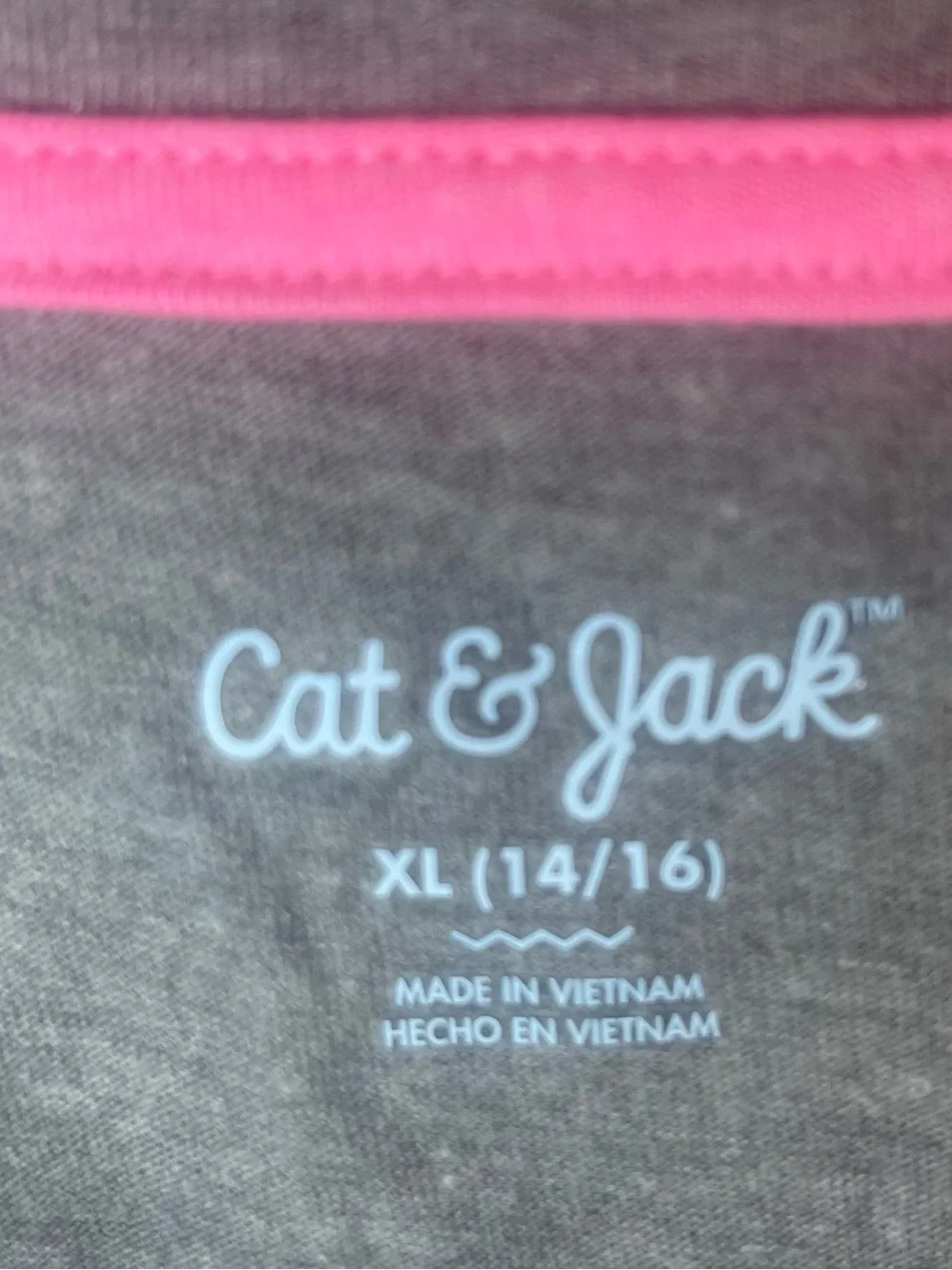 Girls Cat & Jack Gray Sequin Crystal Ball Long Sleeve Tie Front Top XL NWT